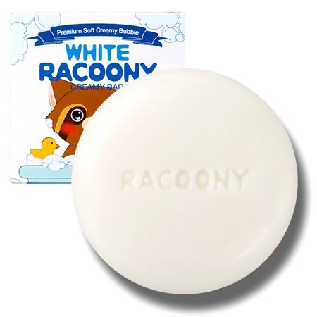 Кремовое мыло для лица Secret Key White Racoony Creamy Bar