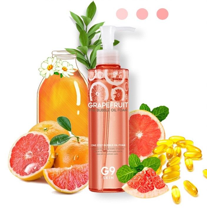 Пенка для умывания с экстрактом грейпфрута Berrisom G9 Grapefruit Vita Bubble Oil Foam