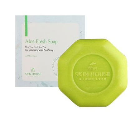 Мыло с экстрактом алое The Skin House Aloe Fresh Soap