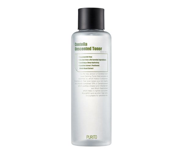 Успокаивающий тонер с центеллой Purito Centella Unscented Toner