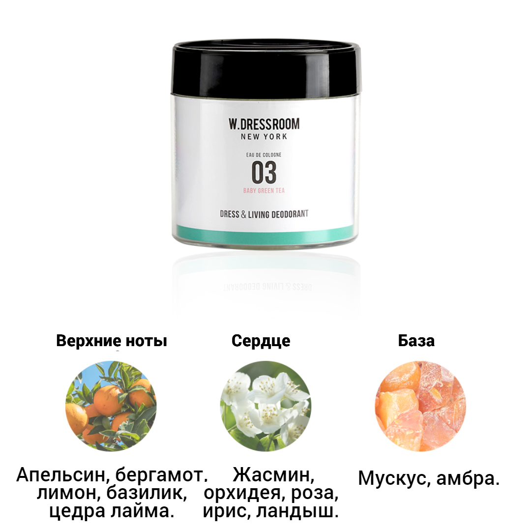 Ароматизатор гелевый для гардероба W.Dressroom Dress & Living Deodorant