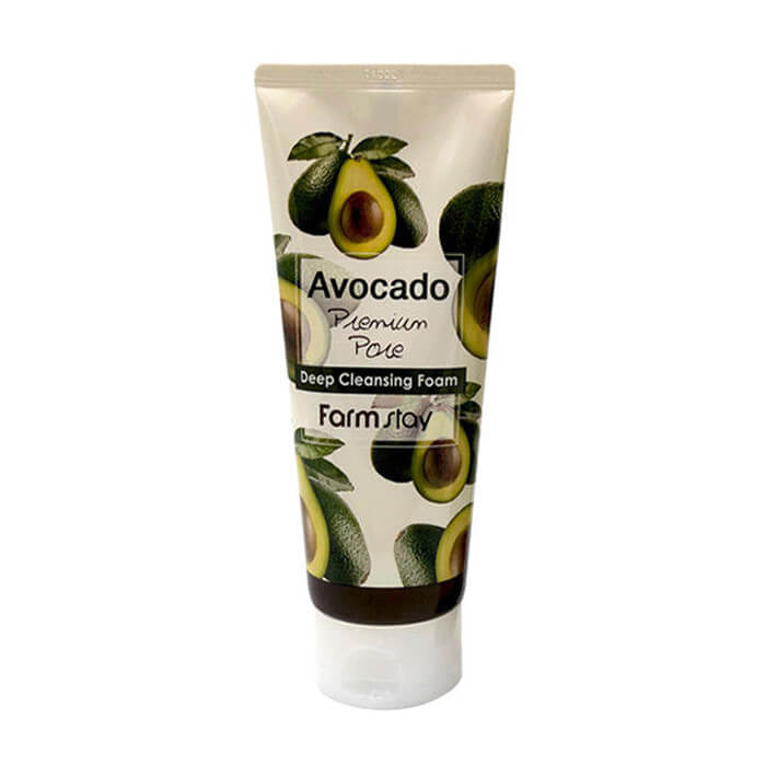 Пенка с экстрактом авокадо для глубокого очищения FarmStay Avocado Premium Pore Deep Cleansing Foam