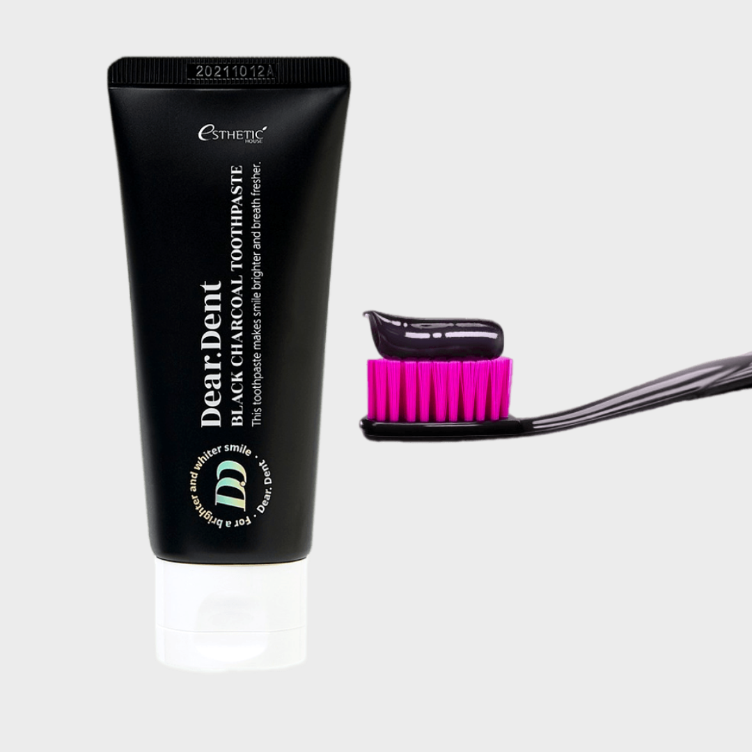 Зубная паста с древесным углём Esthetic House Dear.Dent Black Charcoal Toothpaste