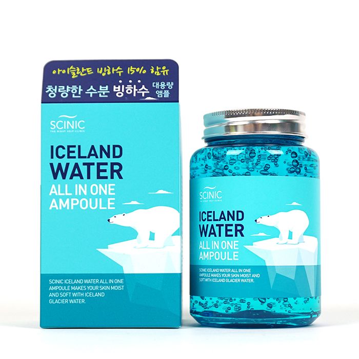 Увлажняющая сыворотка с ледниковой водой Scinic Iceland Water All in One Ampoule