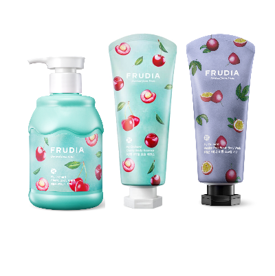 Подарочный набор для тела вишня и маракуйя FRUDIA Body Dessert Sweet Shower