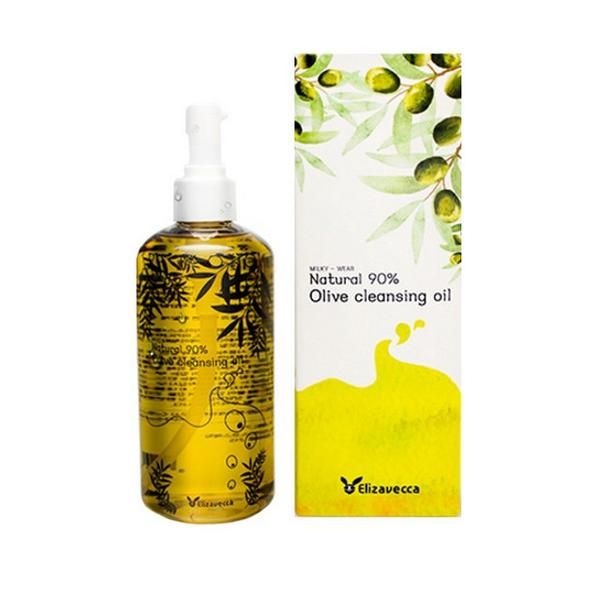 Гидрофильное масло с маслом ОЛИВЫ Elizavecca Natural 90% Olive Cleansing Oil