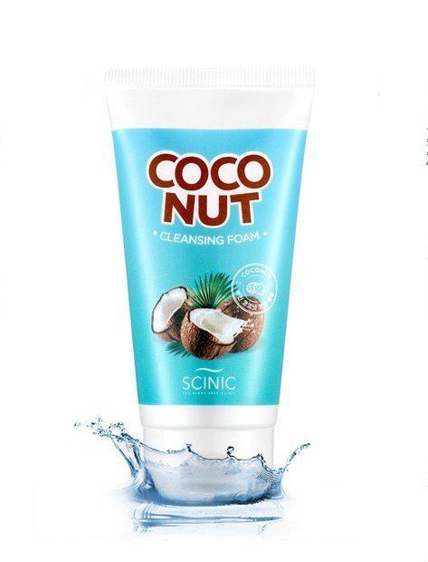 пенка с кокосовым маслом для очищения scinic coconut cleansing foam